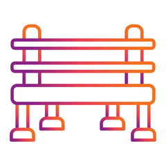 Obraz premium Bench Icon