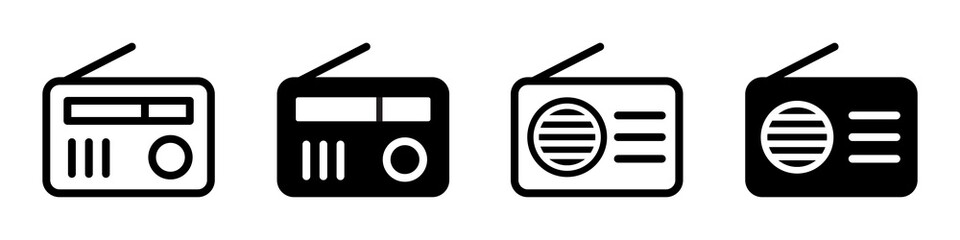 Radio set Icon vector illustration