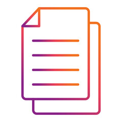 Obraz premium Document Icon