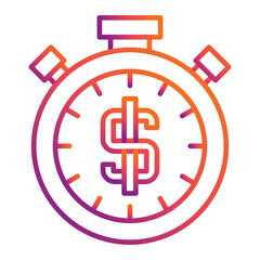 Time Is Money Icon