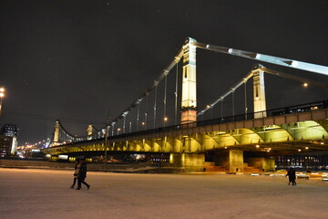 bridge at night