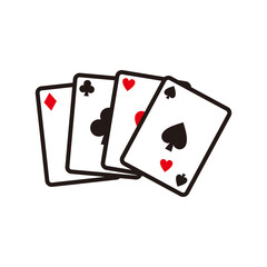 playing card  icon vector illustration sign