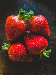 Tasty, beautiful, sweet strawberries