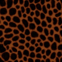 Fototapeta na wymiar Leopard watercolor pattern. Dye tie animal beige and brown stains. Cheetah, panther, jaguar skin print