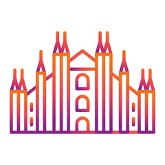 Milan Cathedral Icon