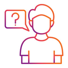 Obraz premium Confusion Icon
