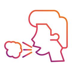 Difficulty Breathing Icon