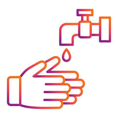 Fototapeta premium Wudhu Icon