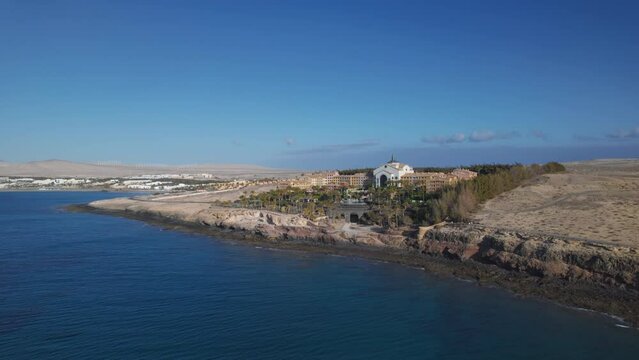 Flying over Costa Calma, Fuerteventura