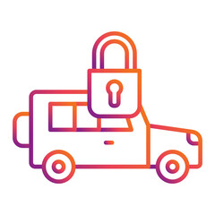 Locked Car Icon