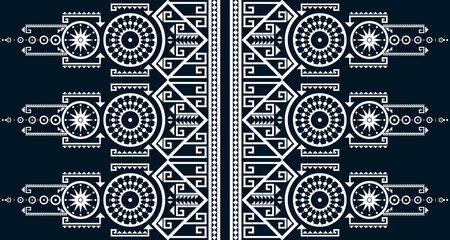 geometric vertical seamless pattern white abstract ethnic design Indigenous EP.98
