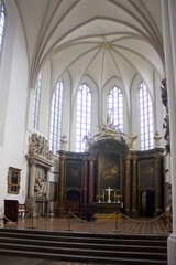 Interior of St. Mary's Church in Berlin, Germany