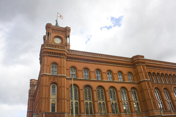 Fototapeta na wymiar City Hall (Rotes Rathaus) in Berlin