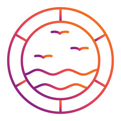 Obraz premium Porthole Icon