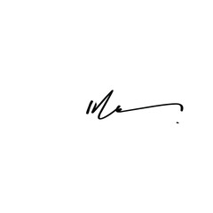 Logo vector of Ma initial handwriting