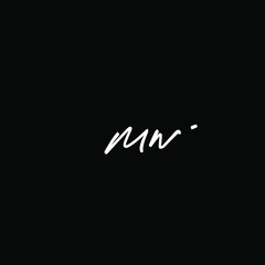 Logo vector of Mn initial handwriting