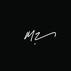 Logo vector of MZ initial handwriting