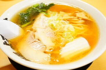 Japanese Food, Sano Ramen Noodles in Tochigi, Japan - 日本 栃木県 佐野ラーメン