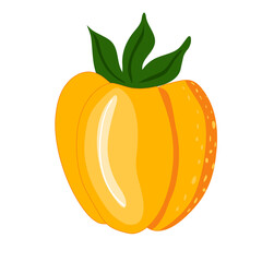  Seamless bright persimmon fruit for fabric, drawing labels, print on t-shirt, wallpaper of children room, fruit background. Vector illustration