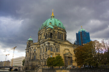 Fototapeta na wymiar Berlin Cathedral on the Museum Island in Mitte in Berlin, Germany