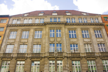 Fototapeta na wymiar Old buildings in Old Town of Berlin
