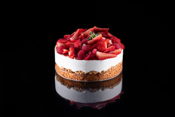 Cheesecake à la fraise