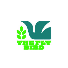 Abstract and classy bird logo template vector icon design