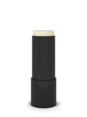 Blank lip balm container mockup