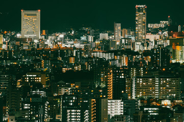 高塔山展望台から見る日本新三大夜景都市