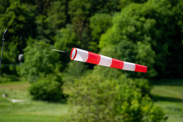 windsock in the wind