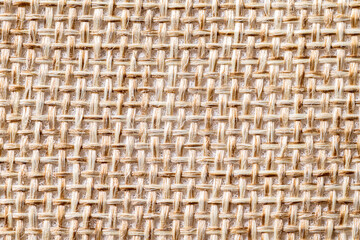 Closeup burlap texture background