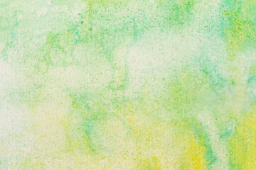 green and yellow painted watercolor background texture