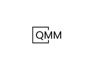 QMM letter initial logo design vector illustration