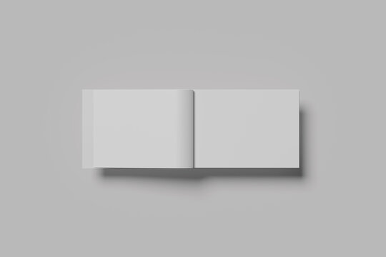 Landscape Magazine Mockup Size A4