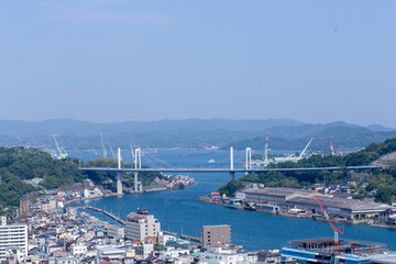 広島県尾道市　尾道の町並み