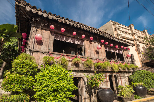 Cebu City, Philippines - May 2022: Yap-Sandiego Ancestral House, historic residence constructed in the 17th century.