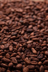 Fototapeta premium Roasted cocoa beans