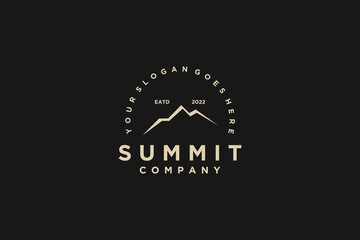 creative mountain logo, logo inspiration.