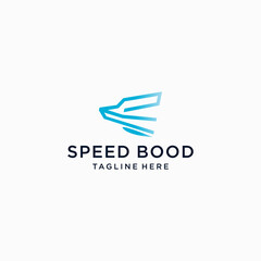 Speed bood logo icon design vector 