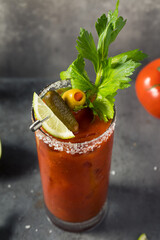 Boozy Refreshing Bloody Mary Cocktail