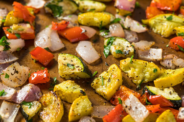 Homemade Roasted Summer Vegetables