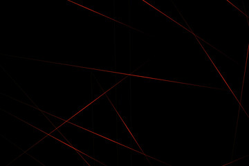 Abstract black with red lines, triangles background modern design. Vector illustration EPS 10.