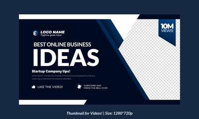 Editable Thumbnail for vidoes and all social platforms usable in your all videos Editable Premium Vector, Customizable Thumbnails fully customizable	