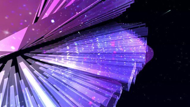 crystal three-dimensional cube glass