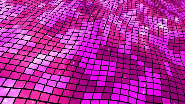 three-dimensional carpet with wavy movement