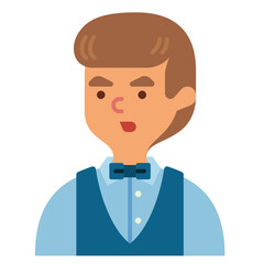 waiter line icon