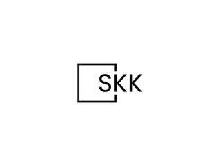 SKK Letter Initial Logo Design Vector Illustration