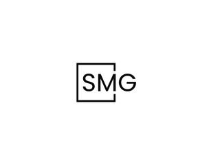 SMG letter initial logo design vector illustration