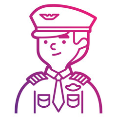 pilot line icon