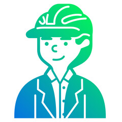 engineer line icon